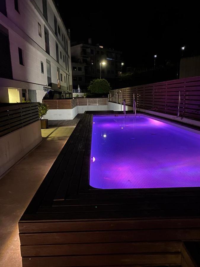 Baiona, Playa Santa Marta, Piscina Lägenhet Exteriör bild